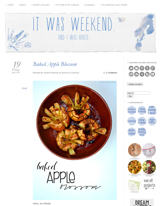 Baked Apple Blossom - It Was Weekend. And I Was Bored. 2014-12-29 18-15-58