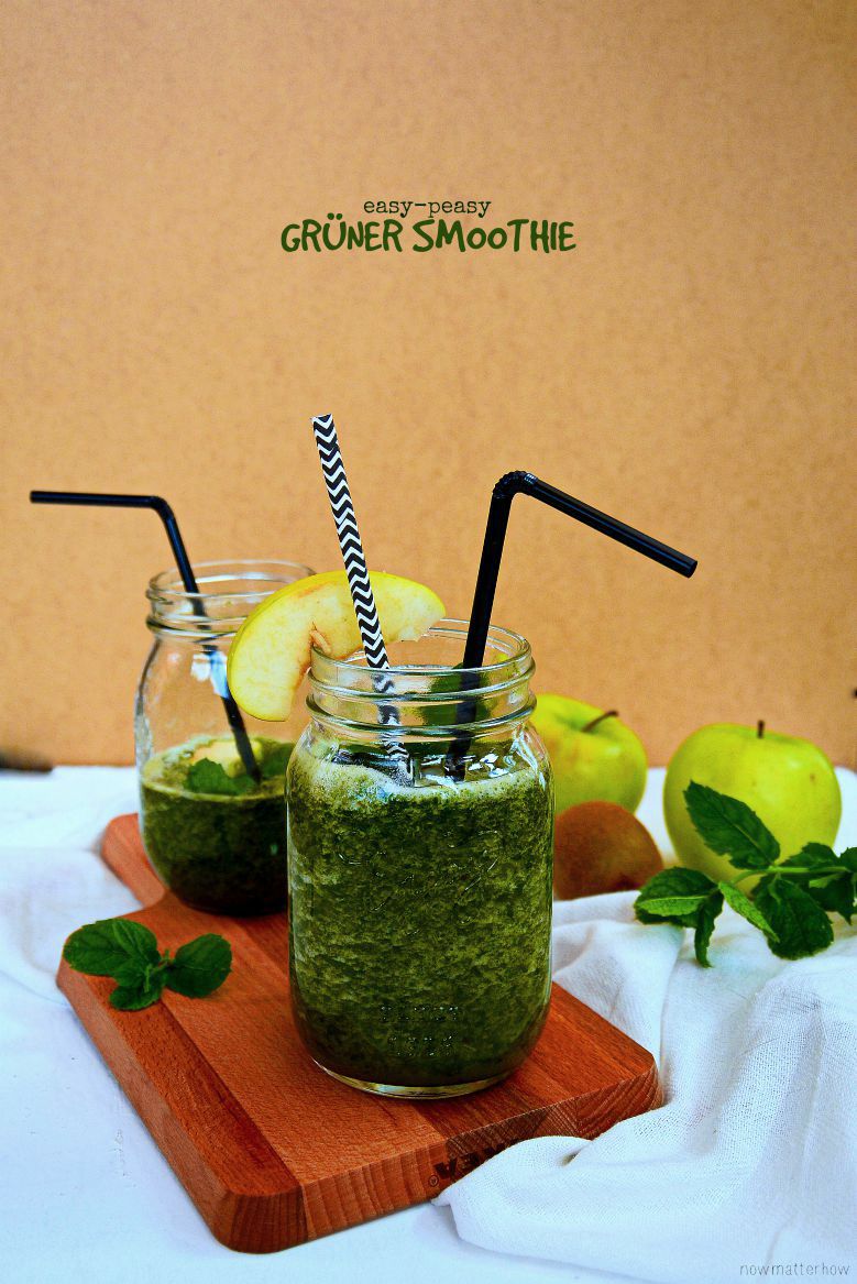 Green Smoothies – von brauner Pampe und püriertem Gras & ein easy-peasy Einsteigerrezept {Green Smoothie Revolution 2015}